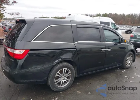 2013 Honda Odyssey Ex-L z USA, uszkodzony, nr VIN 5FNRL5H6XDB027430